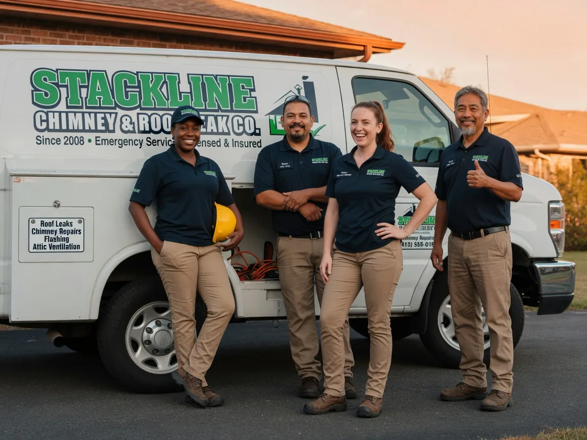 Chimney flashing repair company in Saint Anne, IL